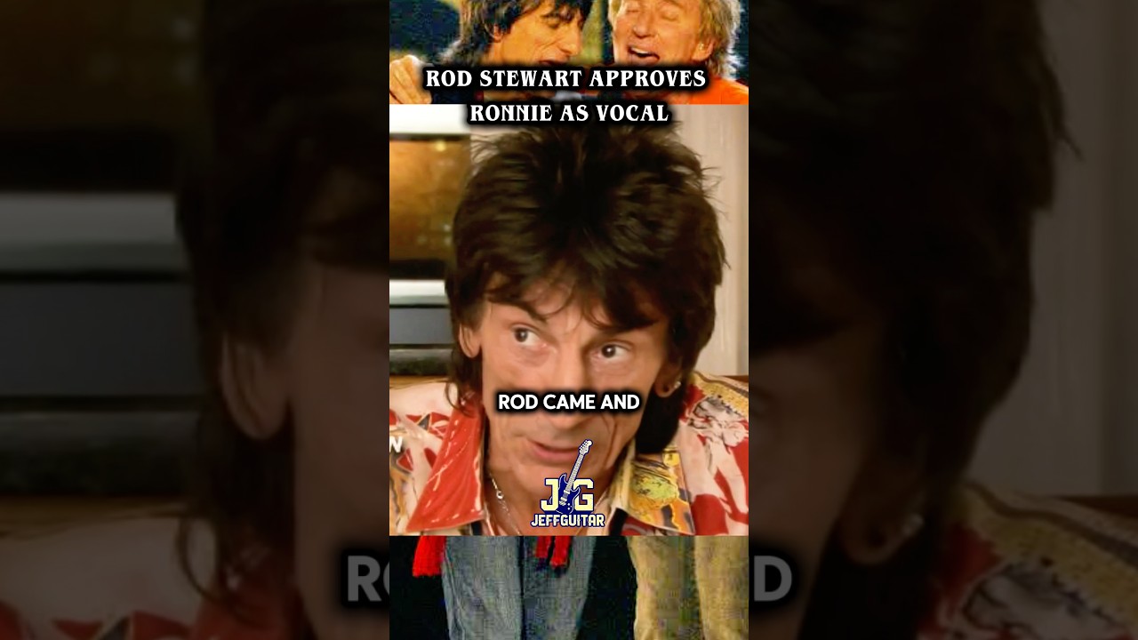 Ronnie Wood Impressed Rod Stewart 😮