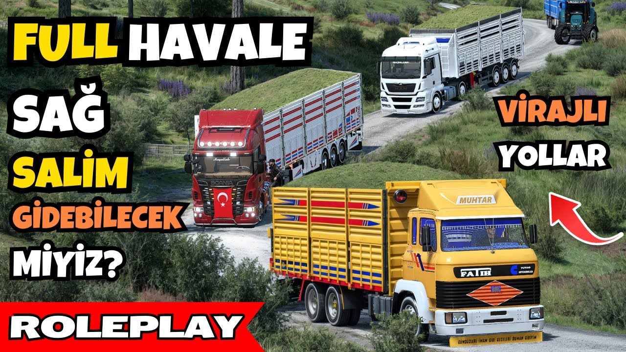Rampalı Yayla Yolunda Silaj Taşıyoruz! Kim Sağ Çıkacak? 😅