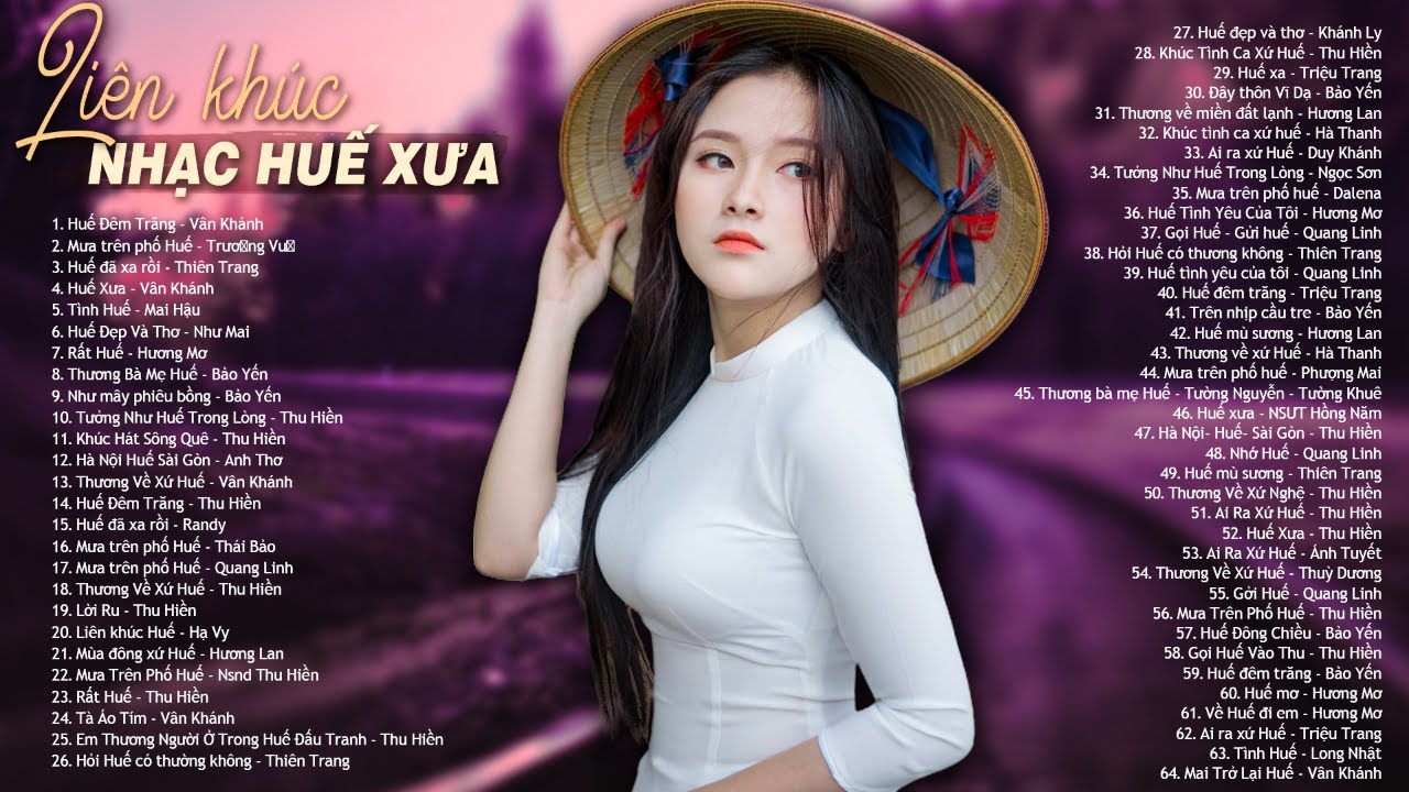 NHẠC HUẾ XƯA Hay Nhất - Huế Đêm Trăng, Mưa Trên Phố Huế | Nhạc Huế Trữ Tình Đánh Thức Mọi Trái Tim