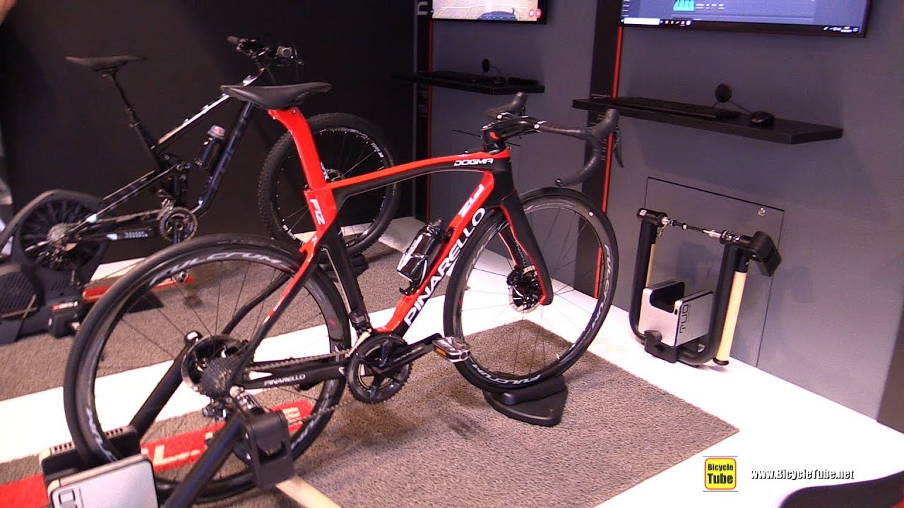 Pinarello Dogma F12 Bike on Elite Tuo Trainer - Walkaround Tour