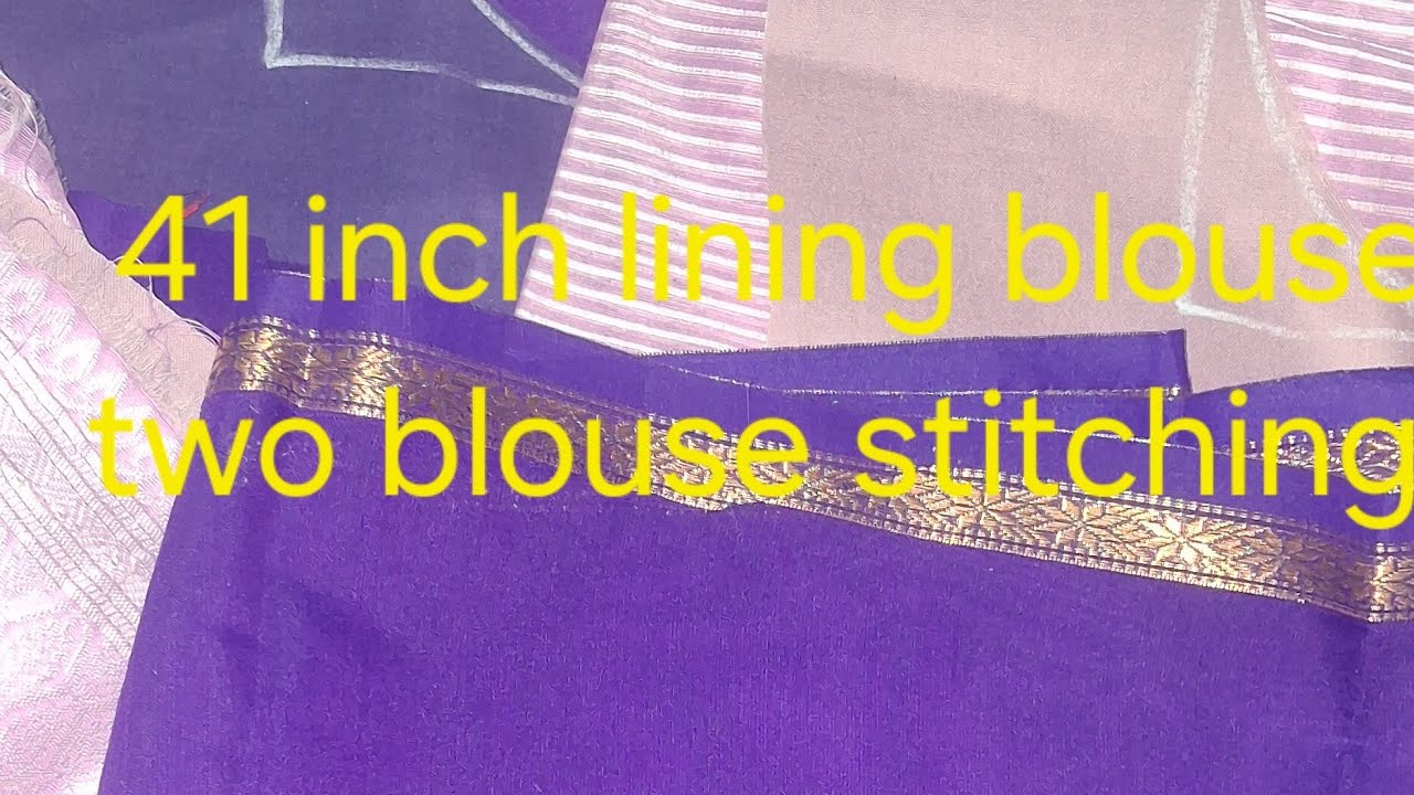 Rajeswari Krishnan is live41 inch lining blouse two blouse stitching 👌👍