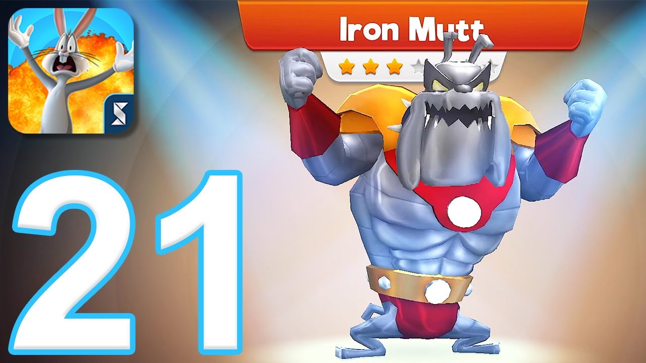 Looney Tunes World of Mayhem - Gameplay Walkthrough Part 21 - Iron Mutt (iOS, Android)