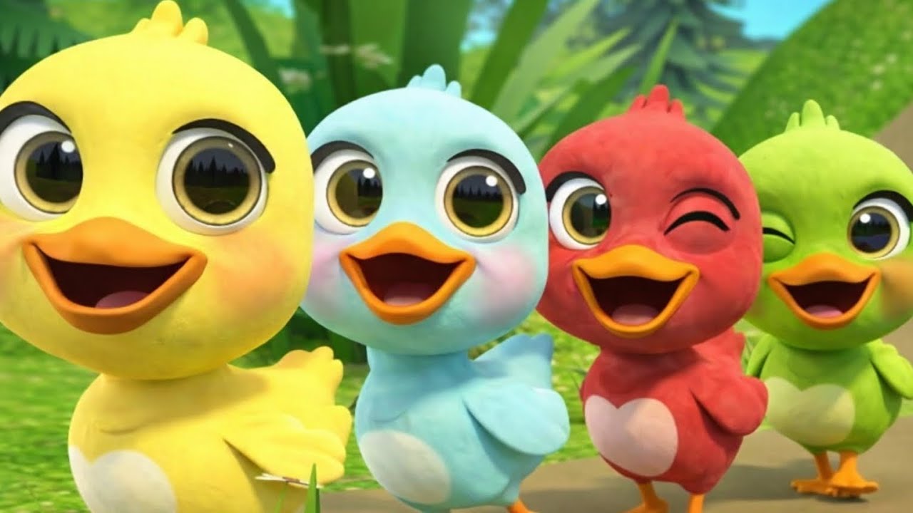 Nursery Rhymes for Kids | Five Little Ducks, Five Little Monkeys & Itsy Bitsy Spider | 
