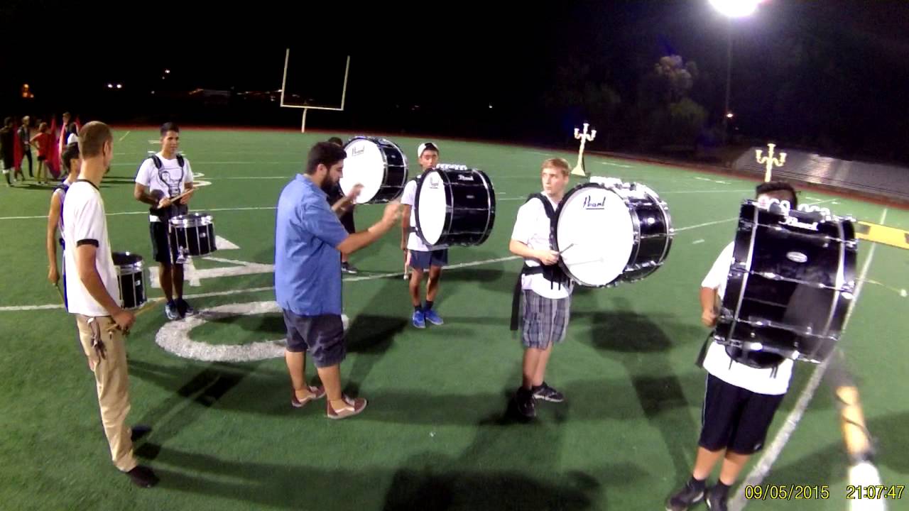 Marching Band Practice Del Mar High School
