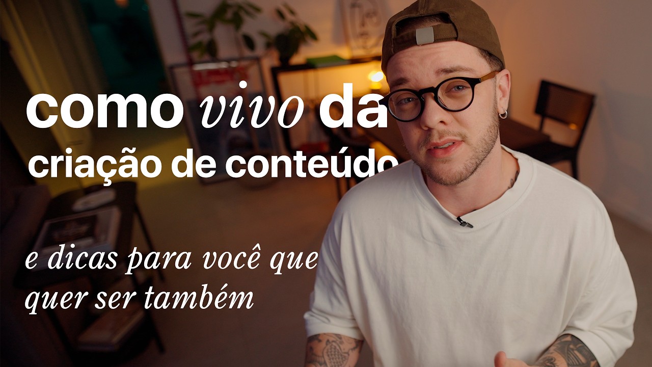 Como me tornei criador de conteúdo full-time (e dicas para você ser também!) | Lucca Najar