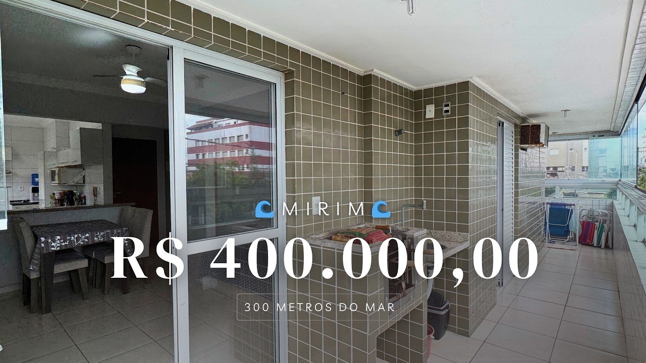Apartamento na Praia Grande 250m do Mar | 2 Suítes | Frente Rua | Lazer com Piscina