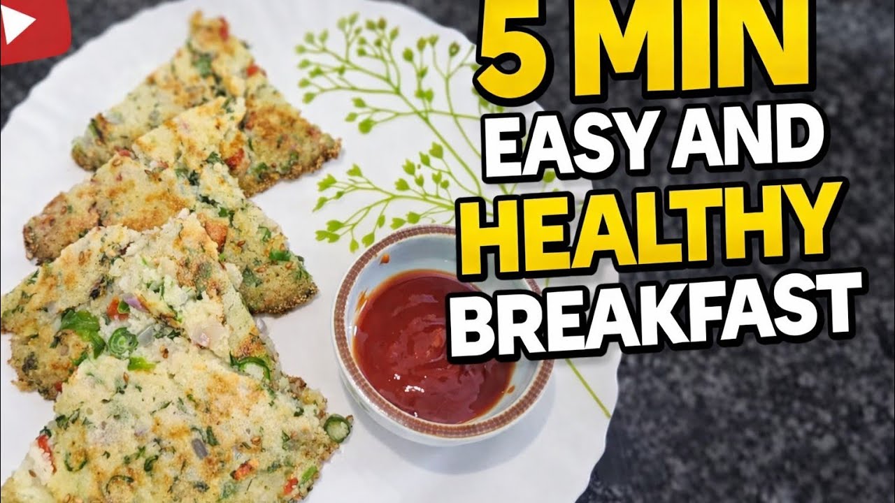 5 min Healthy Breakfast Recipe🥕🌱🧅🫛Quick, Easy and Healthy in Mins#healthy#breakfastrecipe#easy&quick