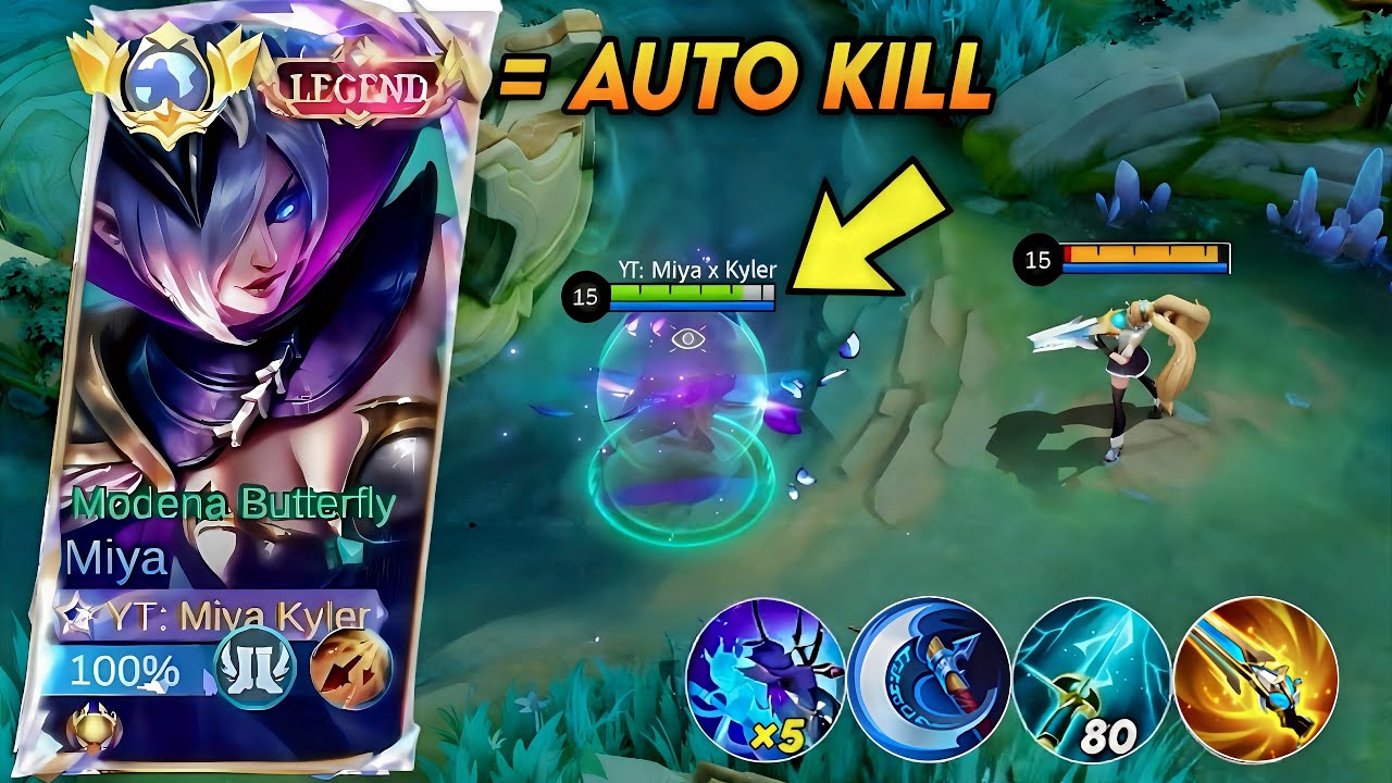 ΜΟΟΝΤΟΝN THANK YOU FOR THIS 1 HIT DELETE BUILD FOR MIYA!💀 (Miya Best Build and Emblem 2026) - MLBB🔥