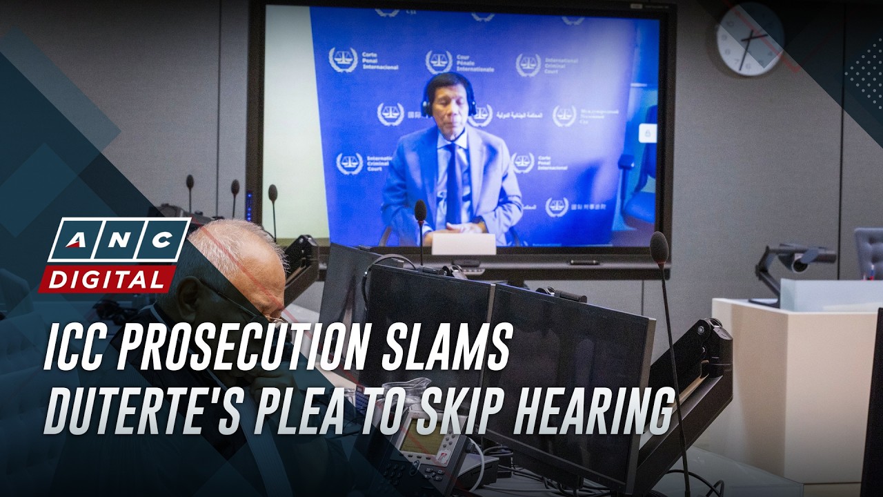 ICC Prosecution opposes Duterte's move to skip confirmation of charges hearing