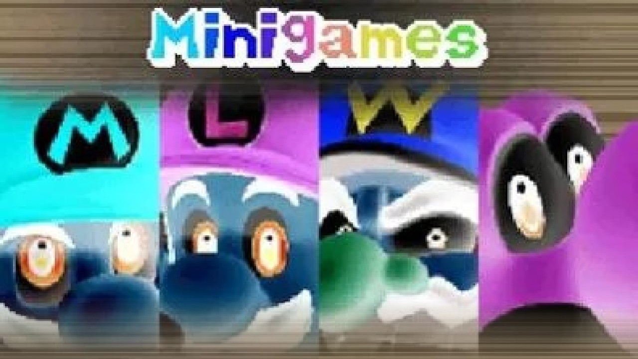 NSMB Minigame Select But It's in Minor KEY