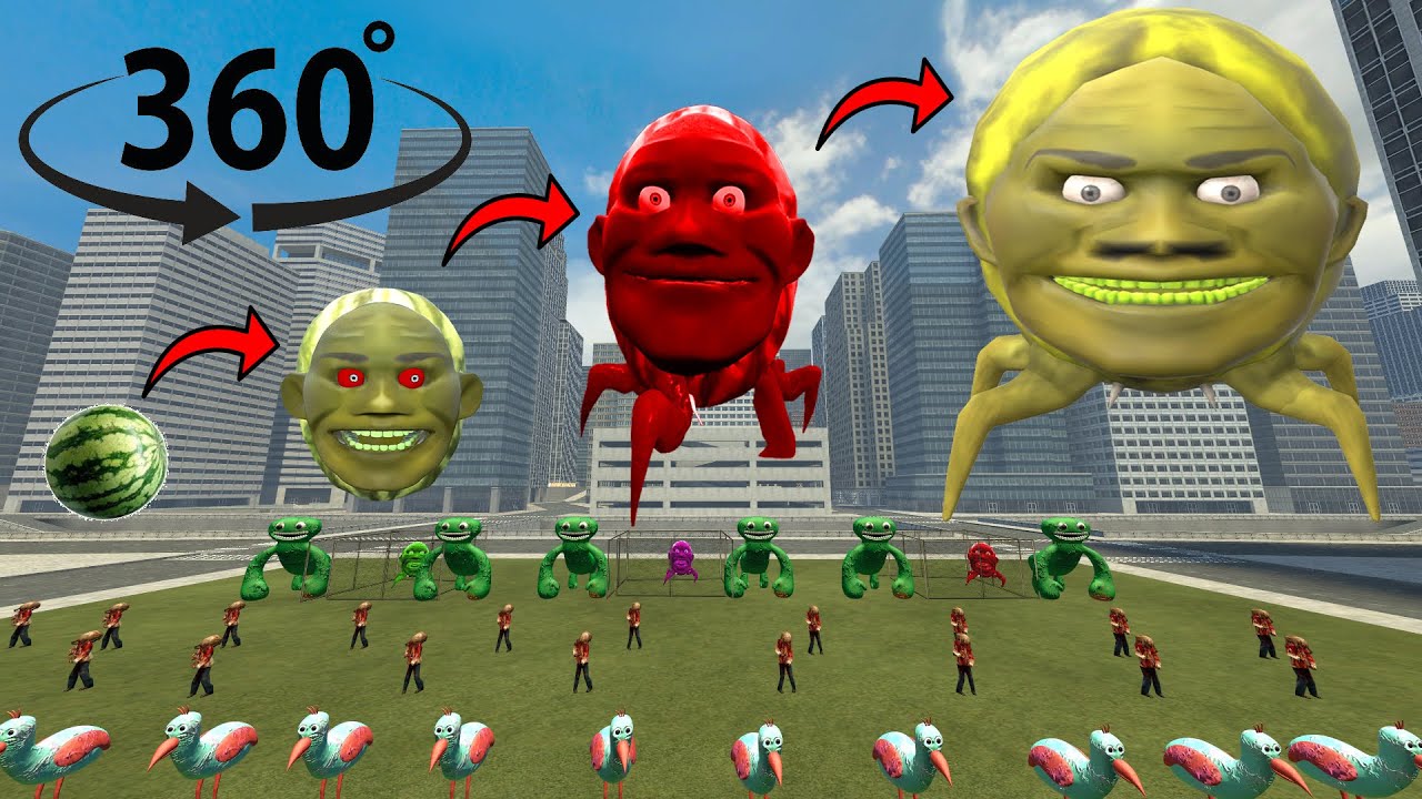 New The Size Of Lin Gang Melon And I Made New Lin Gang Melon Infected By Zoochosis Parasite