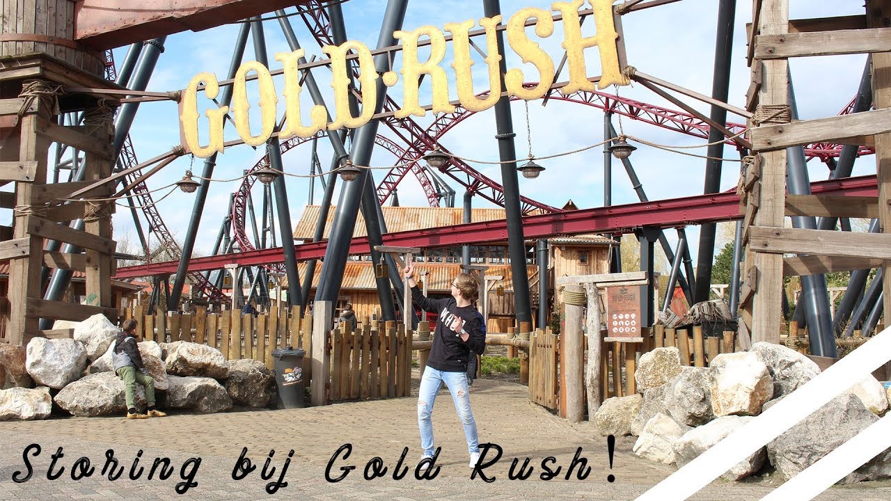 Storing bij Gold Rush! // Slagharen vlog // Bae Productions