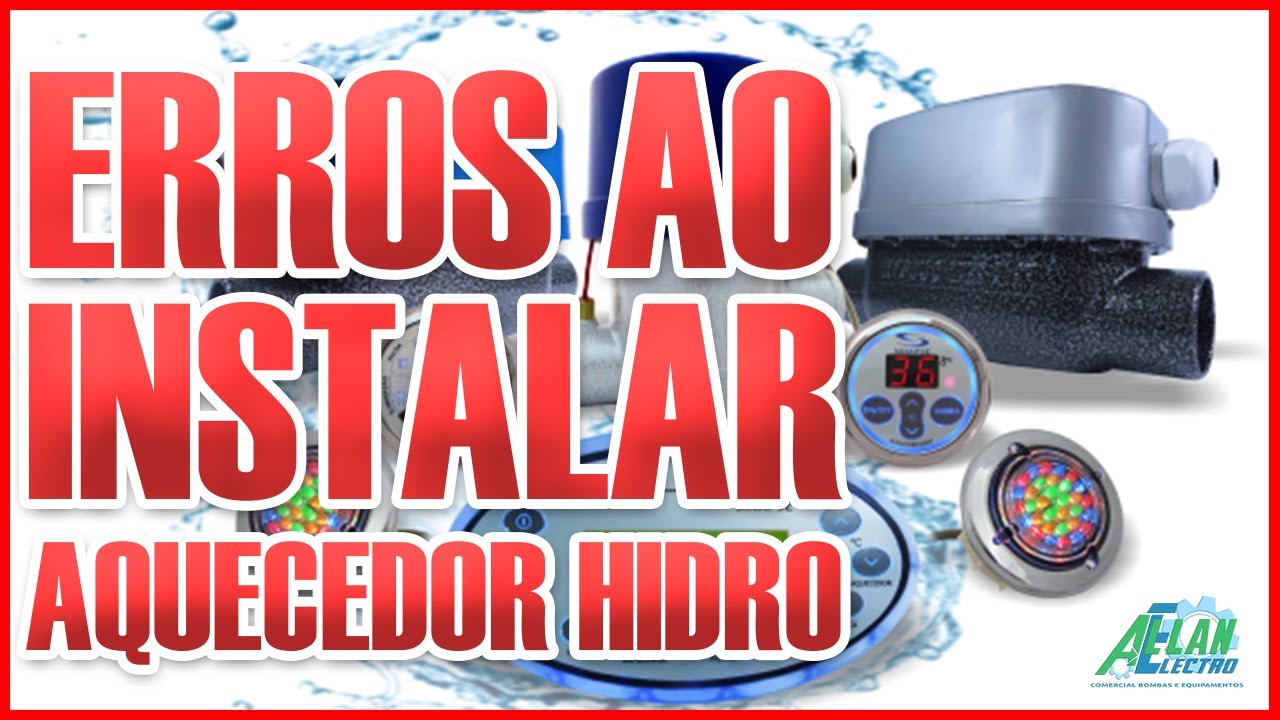 Erros ao instalar um Aquecedor de Hidromassagem
