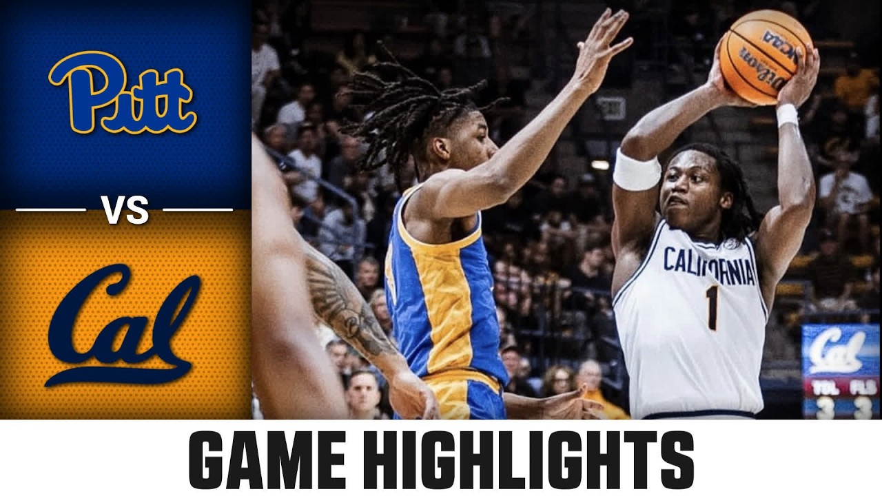 Pitt vs. Cal Game Highlights | 2025-26 ACC Men's Basketball