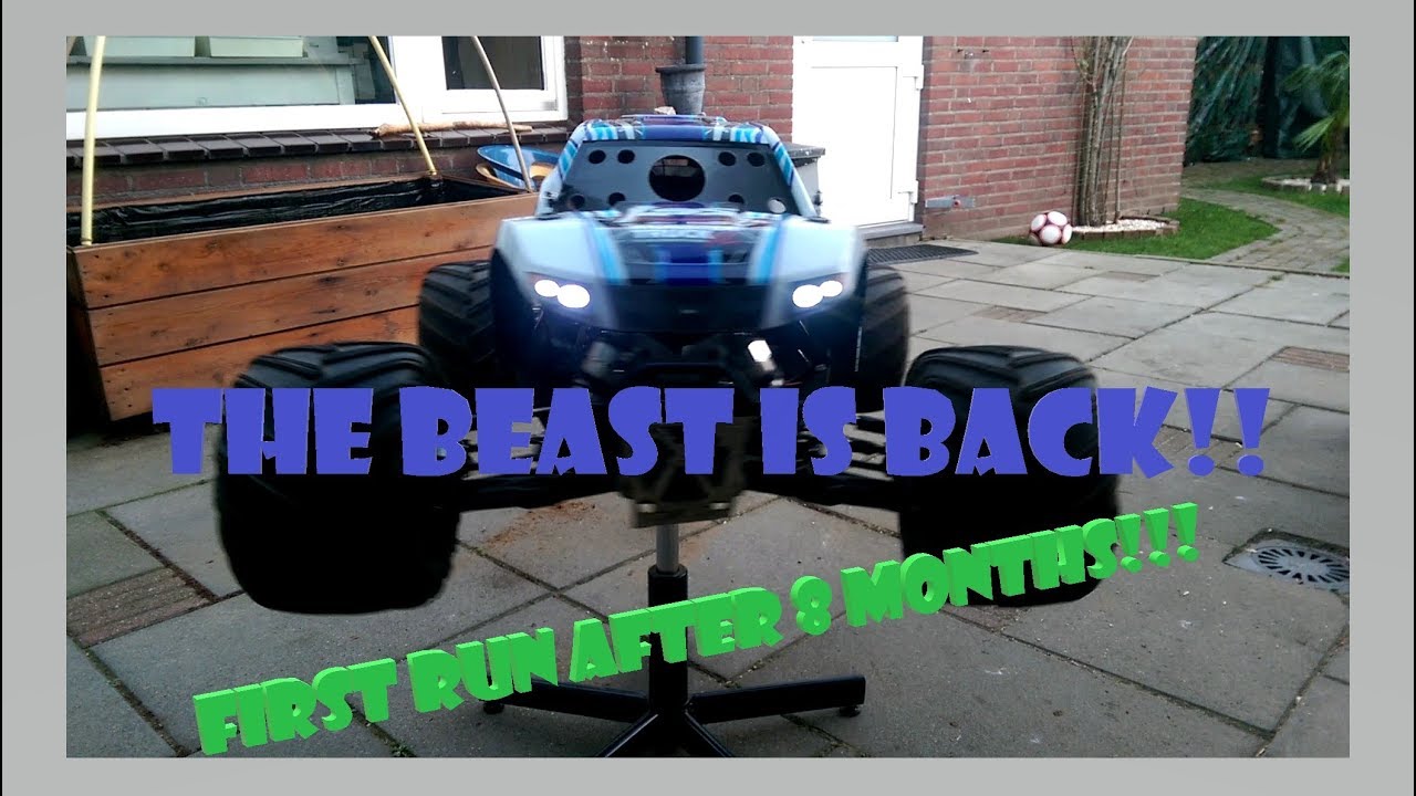 THE BEAST IS BACK!! LOSI MTXL FIRST RUN AFTER 8 MONTHS!!