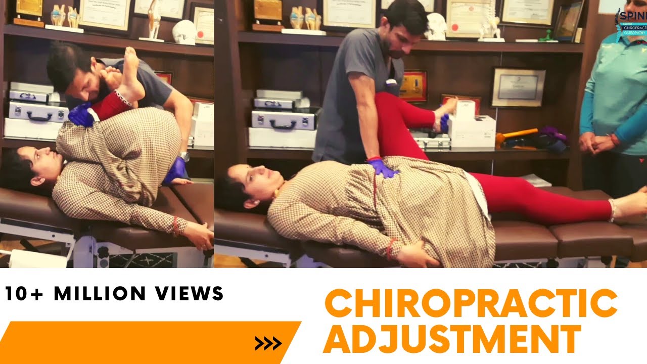 Chiropractic adjustment| #L4-L5compression| #lowerbackpain| #Dr.Pankaj|