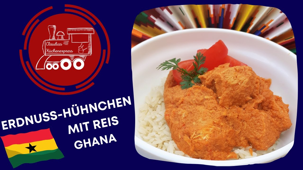 🇬🇭 Erdnuss-Hühnchen mit Reis - GHANA... Thermomix® TM6,TM5, TM31
