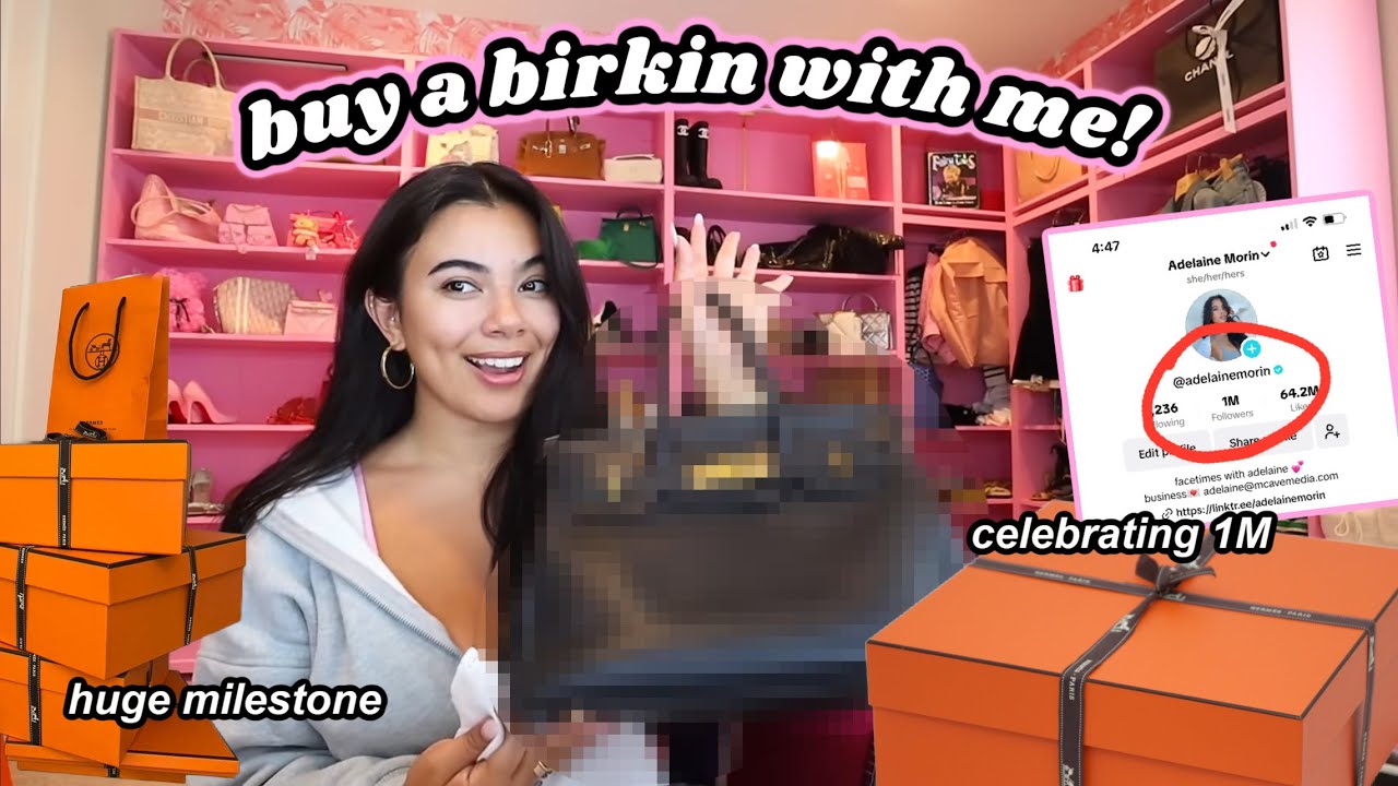 BUY A BIRKIN WITH ME!!! Celebrating 1M, Hermes Unboxing, GRWM, Shopping & Reveal!