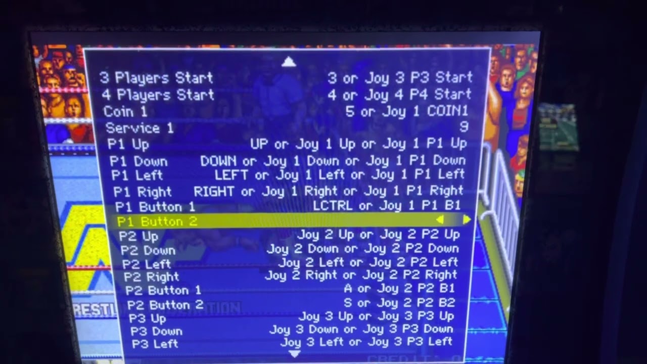 Reassign buttons on mame specifically and change two player to four players on mame 4 player games