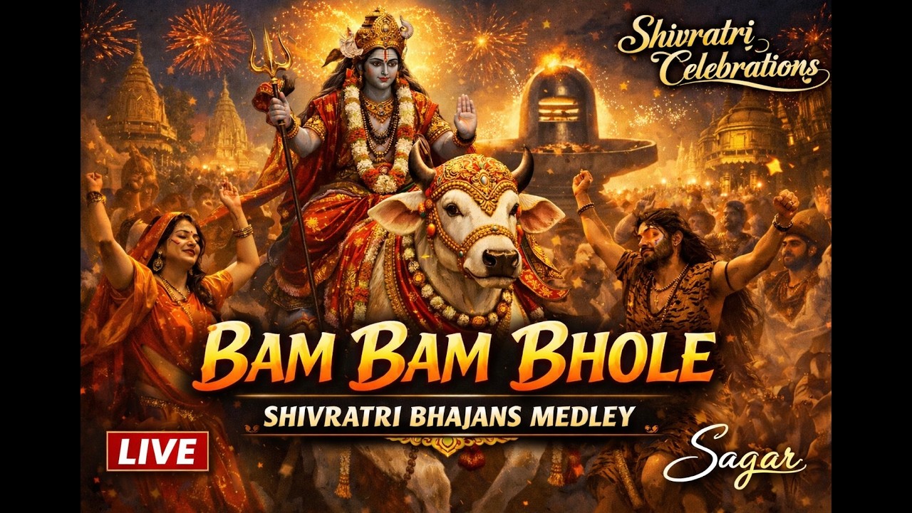 BAM BAM BHOLE   (SAGAR) #shivratri #shivratribhajans #shivbhajan #bholenathbhajan #live #livebhajan