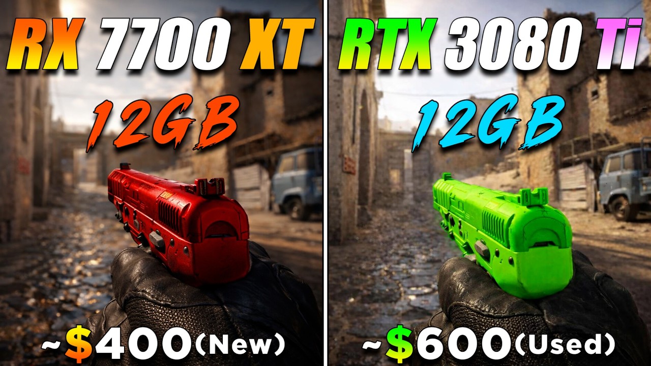 RX 7700 XT 12GB vs RTX 3080 Ti 12GB | PC Gameplay Tested