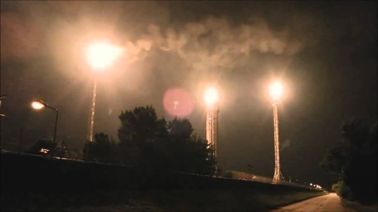 Spalovanie v Slovnafte Burning waste oil in Slovnaft  29 6 2013