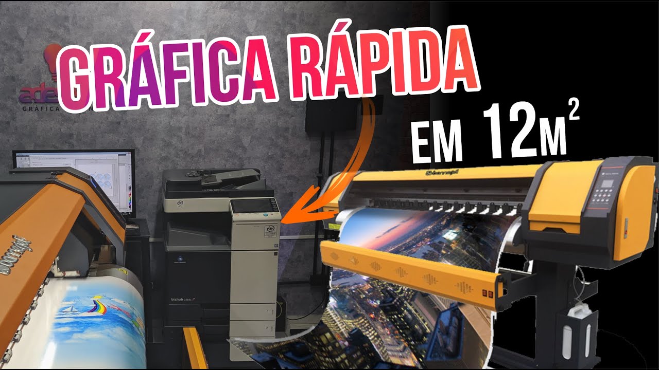 MOSTRANDO MEUS EQUIPAMENTOS - GRÁFICA RÁPIDA