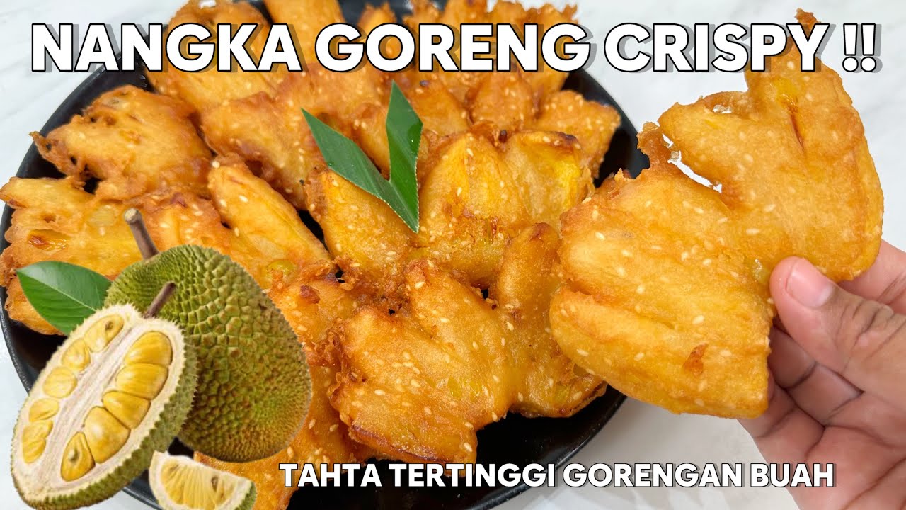 TAHTA TERTINGGI GORENGAN BUAH !! NANGKA GORENG CRISPY ASLI ENAK POLLL