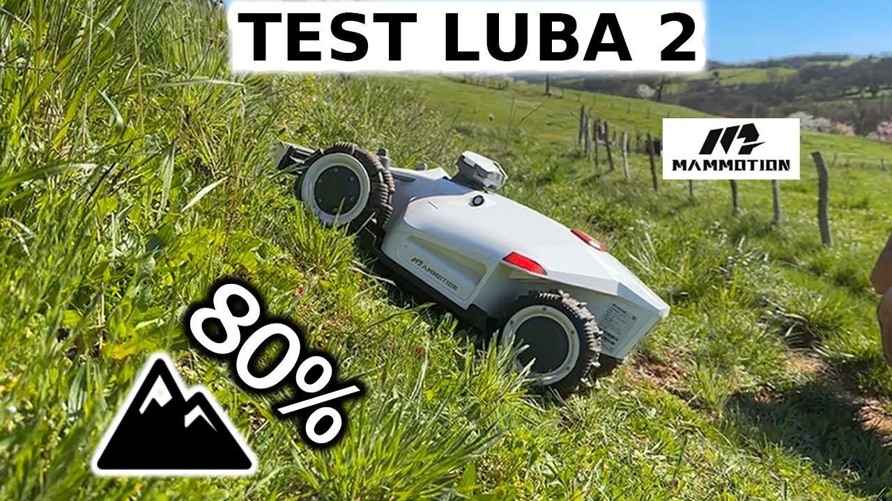 Luba 2 : Le Robot Tondeuse Parfait pour Votre Jardin - Sans Fil et Intelligent !