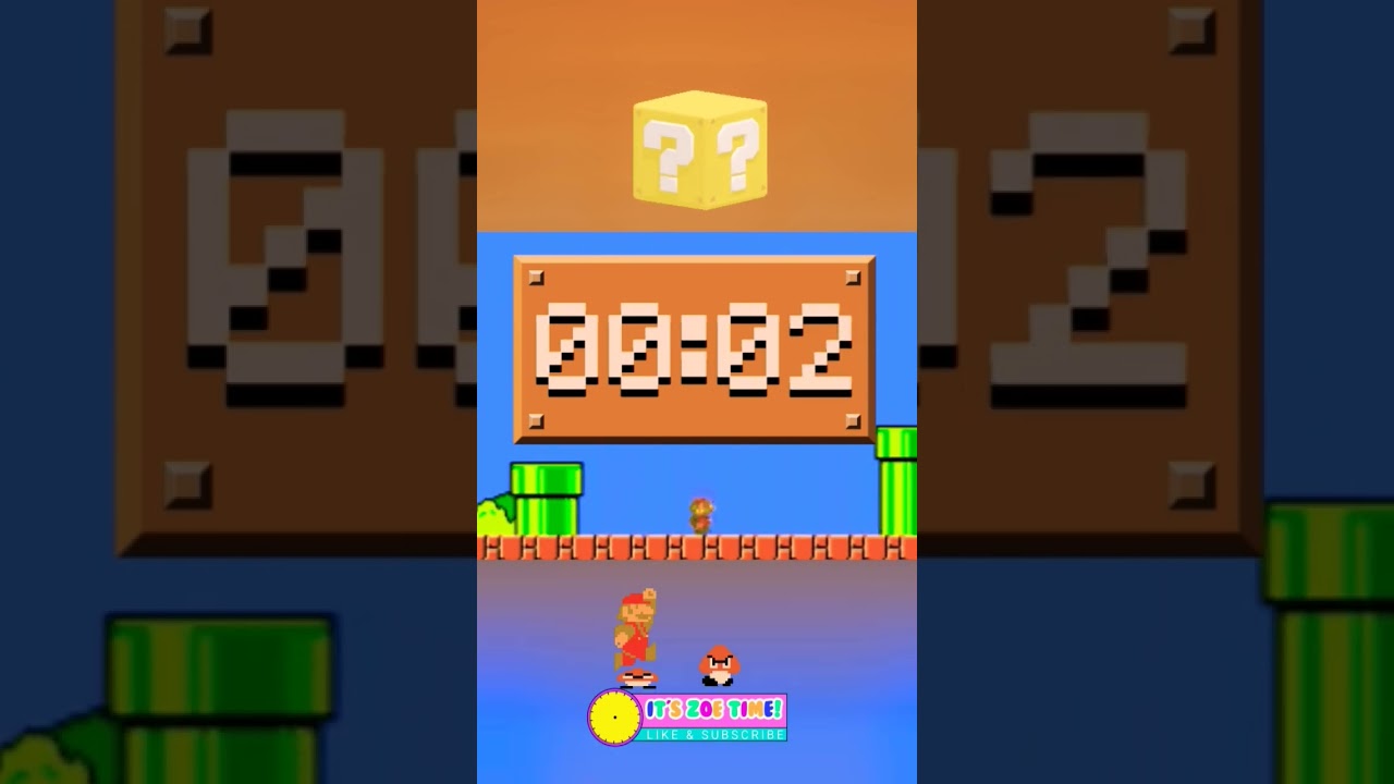 Super Mario 10 Second Countdown Timer ⏳ #shorts #timer #supermario