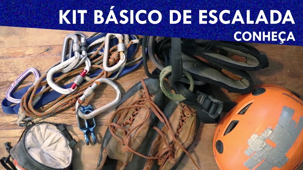 Equipamentos - Kit Básico de Escalada em Rocha