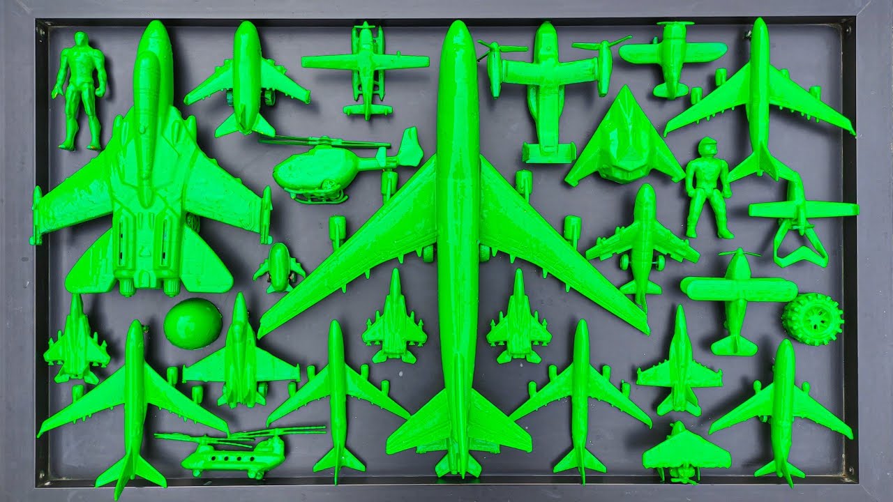 Membersihkan Pesawat⁉️Pesawat Garuda, B1-Bomber, Helicopter Apache,RC Plane Shukoi SU27, F6F Hellc4t