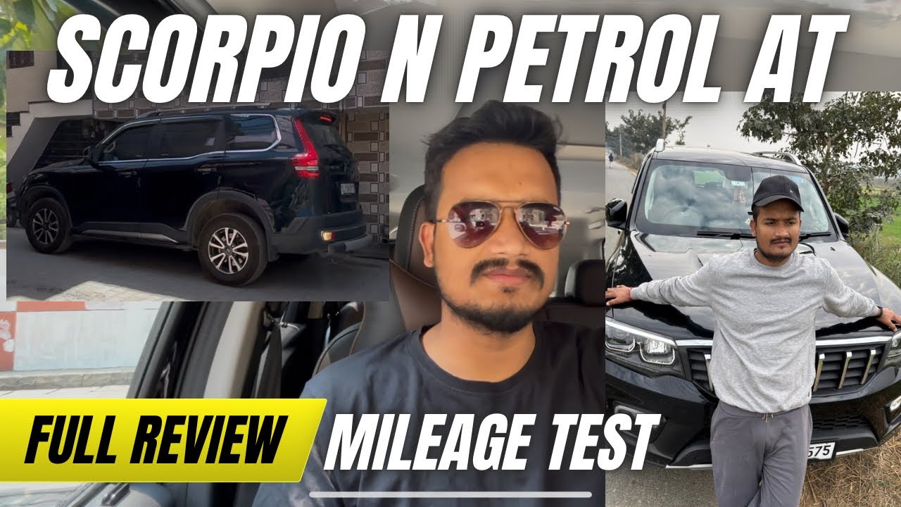 SCORPIO N MILEAGE TEST 2025 🔥✅ || Z8 PETROL AUTOMATIC || YUNKESH VLOGS || #scorpion #yunkesh