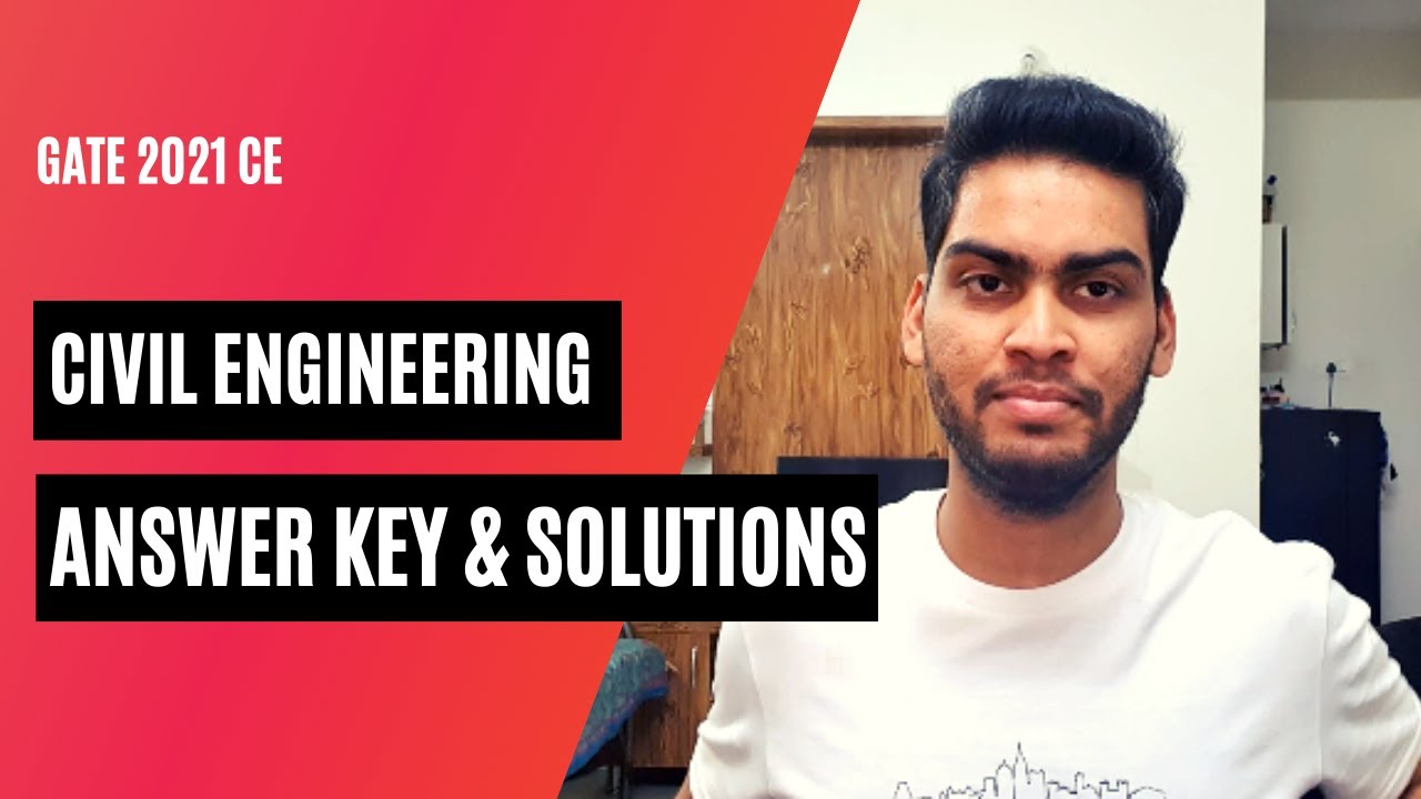GATE 2021 Civil Engineering Answer Key and Solutions