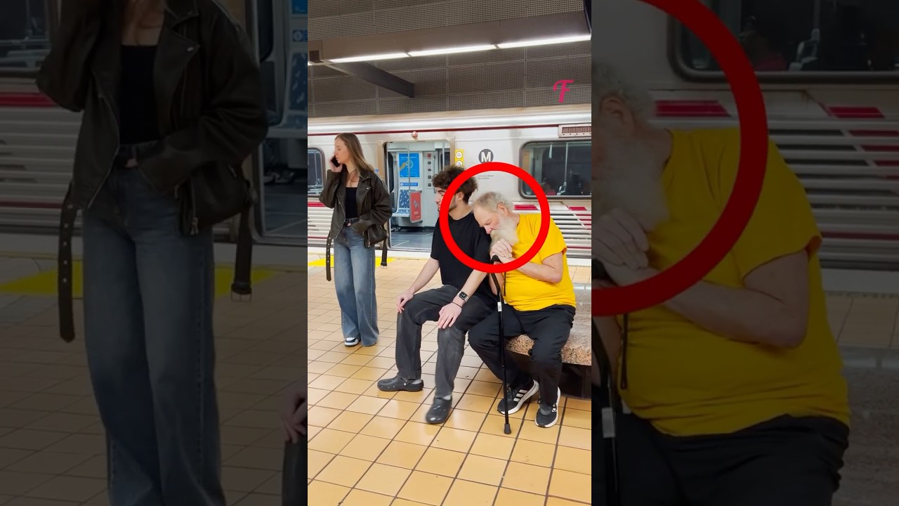 An Old Man Dozed Off on a Stranger&rsquo;s Shoulder but Not Everyone Is Kind #shorts