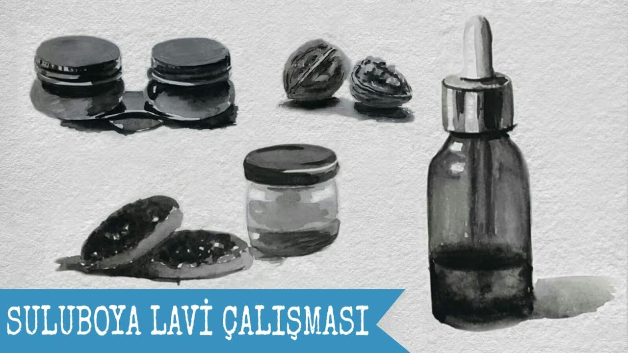 SULU BOYA DERS 1 / Lavi Çalışmaları