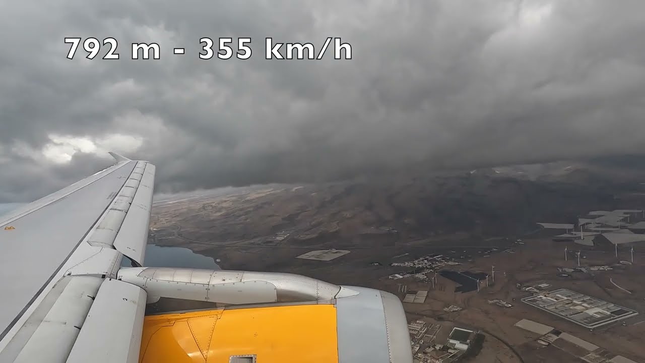Lustiger Flug mit Condor - Start, Flug, Landung von Hamburg - Gran Canaria - DE1518 A320 - 4K