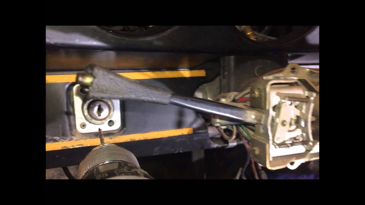 Porsche 911 Ignition Switch Removal