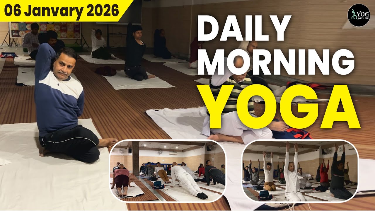 Daily Morning Yoga | 06 January 2026 |@YogWithMe6am