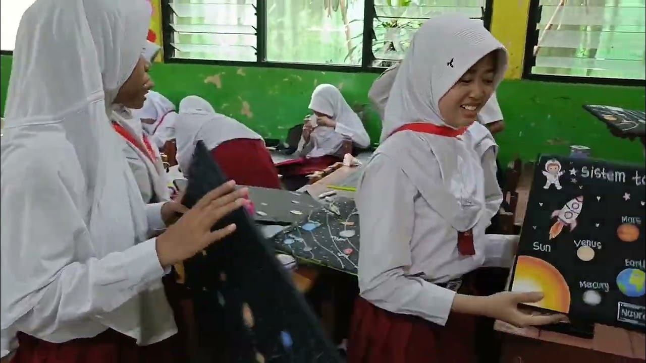 Ujian Praktek IPAS Membuat Sistem Tata Surya