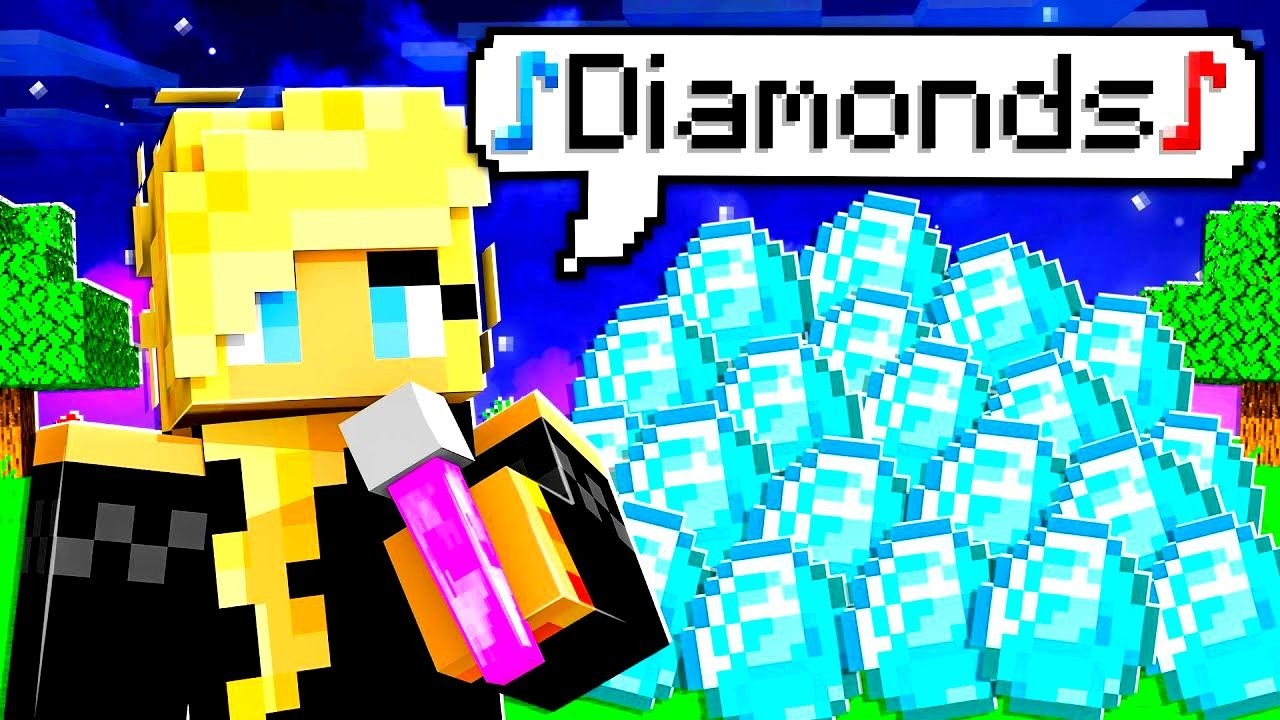 Minecraft But I Get Whatever I Sing...
