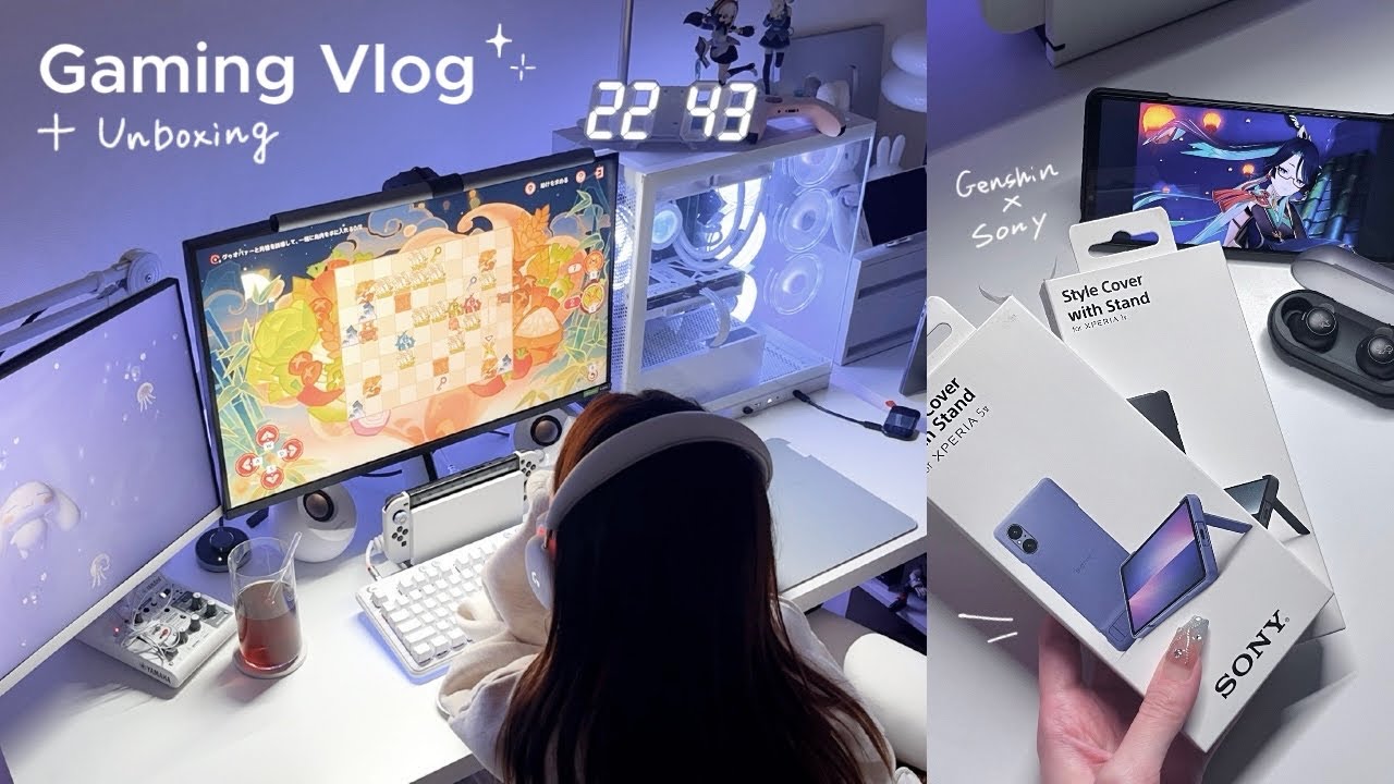 vlog | 最近の日常記録📝原神コラボ開封📦簡単ガトーショコラ🍰ハイキュー劇場版を観に行く🏐🎬
