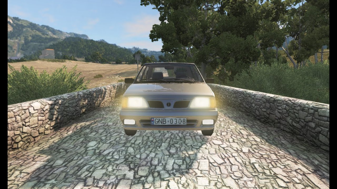 FSO Polonez atu plus test drive BeamNG drive