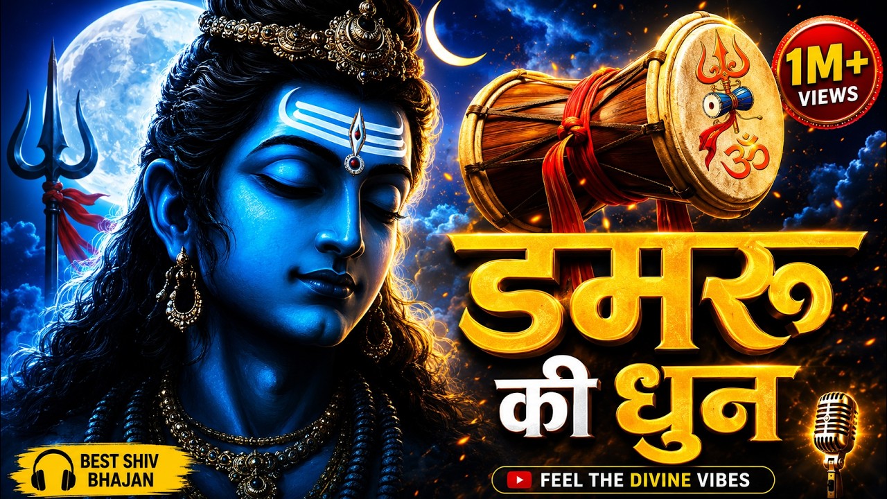 डमरू की धुन... मन को भाए | Powerful Shiva Bhajan | Lord Shiva Devotional Song | Bhakti Song 2025