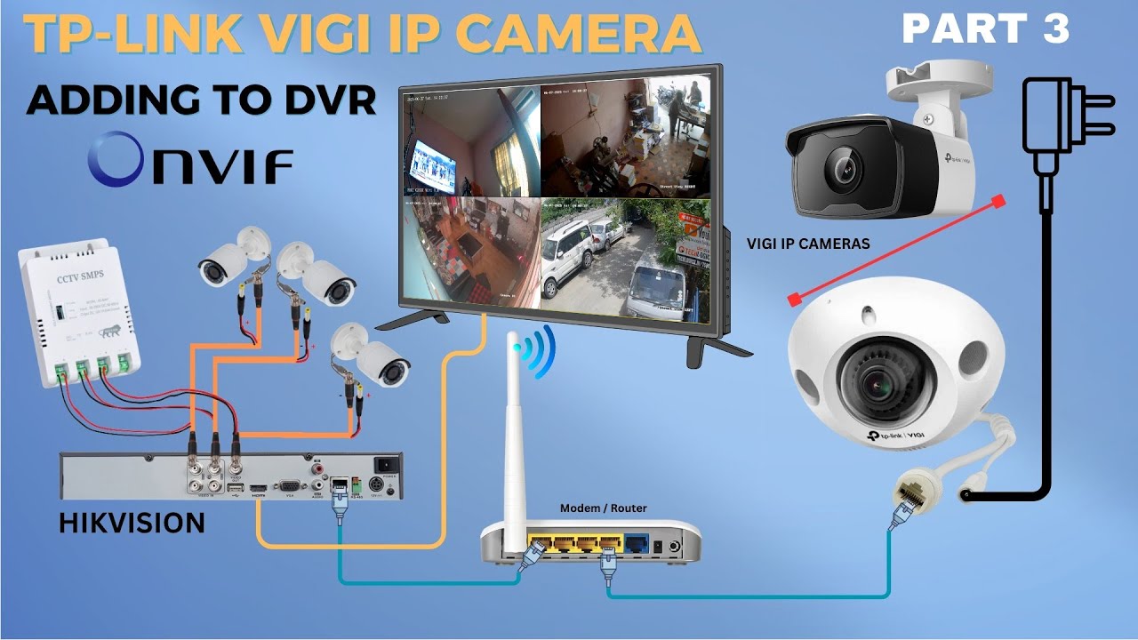 How to Add a Tp-Link VIGI IP Camera to Hikvision DVR Using ONVIF Protocol  | Part 2