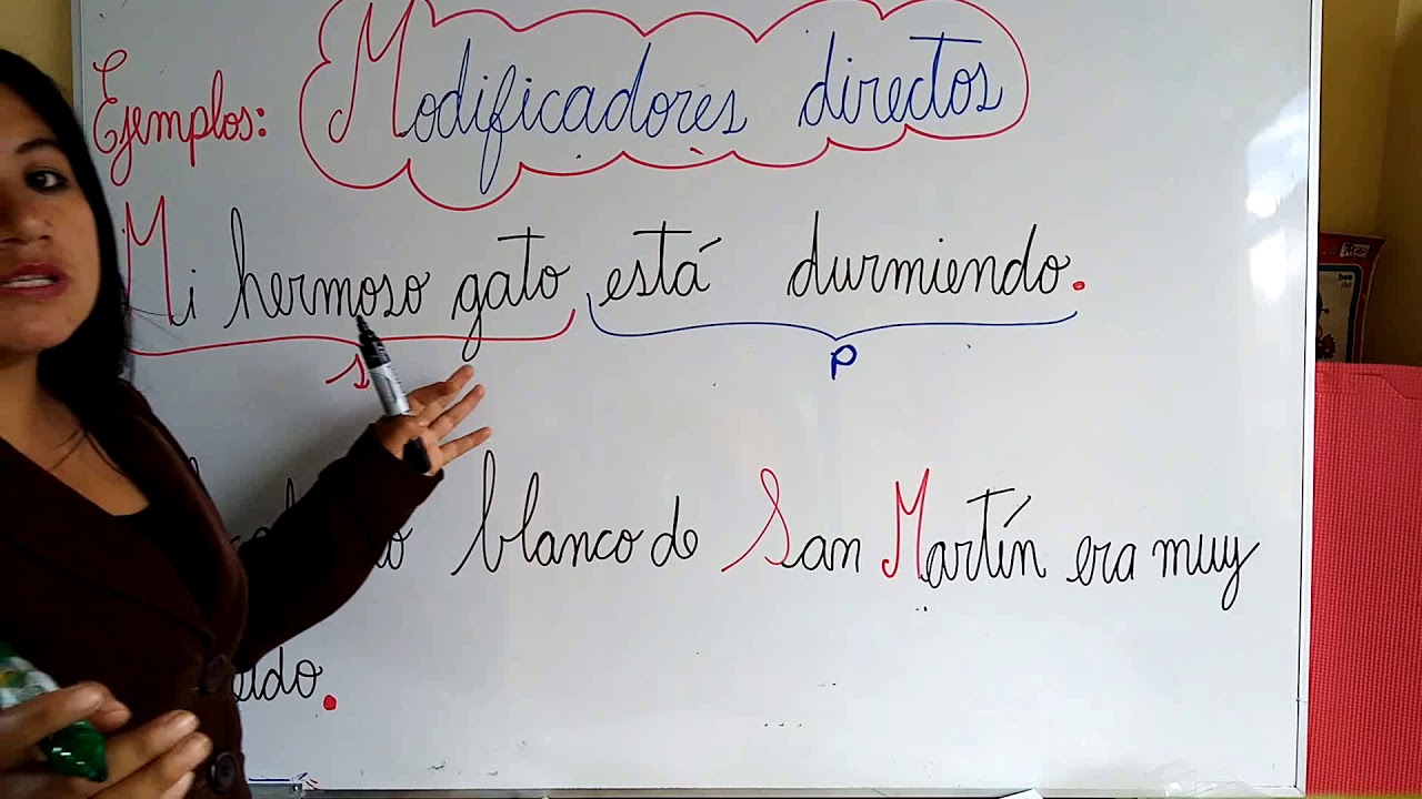Modificador directo del sujeto