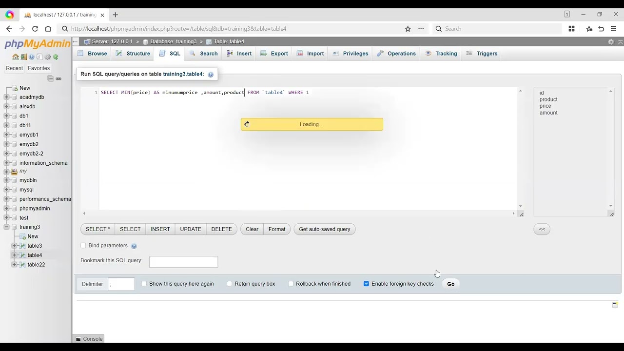 التوابع للقيم العددية MAX MIN