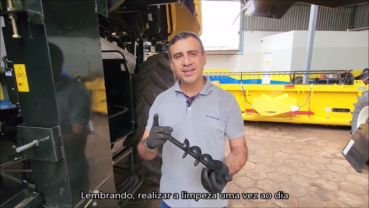 Como Limpar os Kit´s de Umidade e Produtividade das colheitadeiras New Holland CR