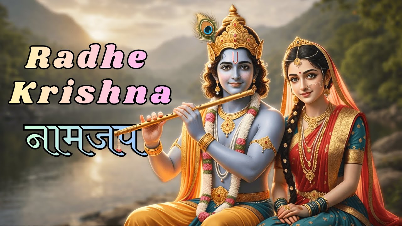 Radhe Krishna Naam Jaap | Anxiety Relief, Positivity & Spiritual Awakening Kirtan @KrushnaYog