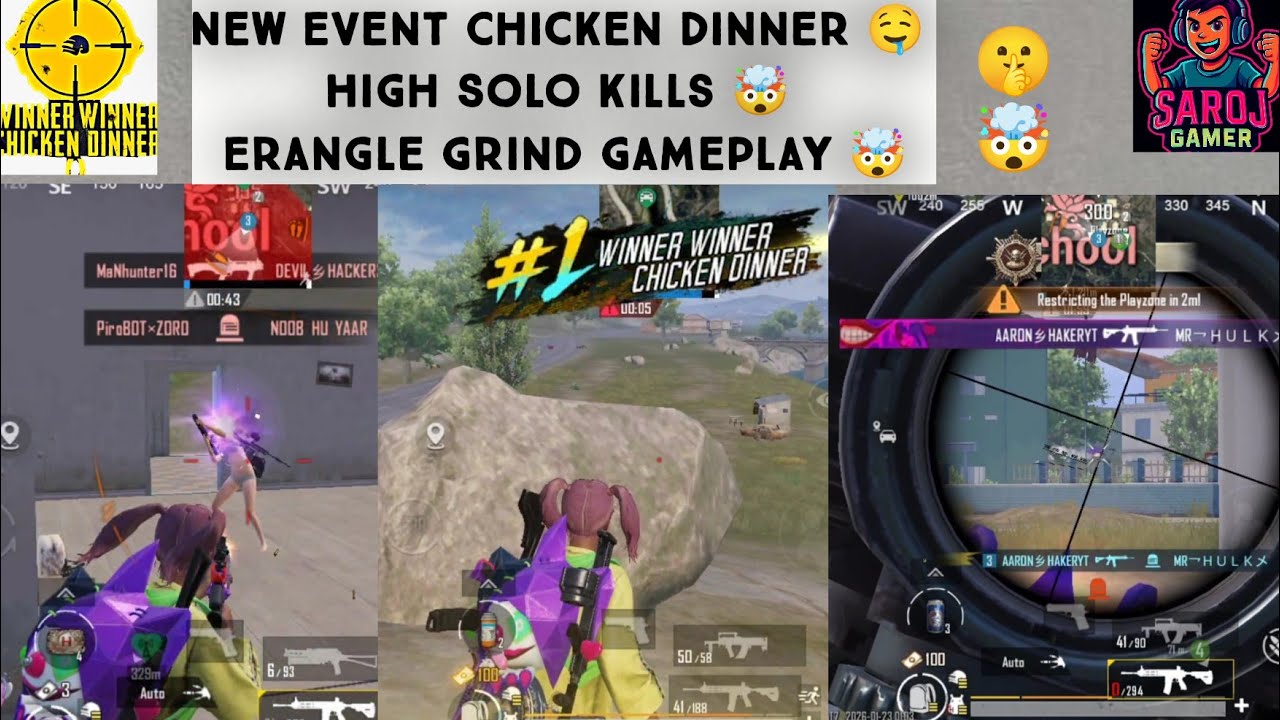 Erangle High Kills Game Play 😱 Full Rush and Clutch 🤫 Enemy Report me After This Clutch 🤫